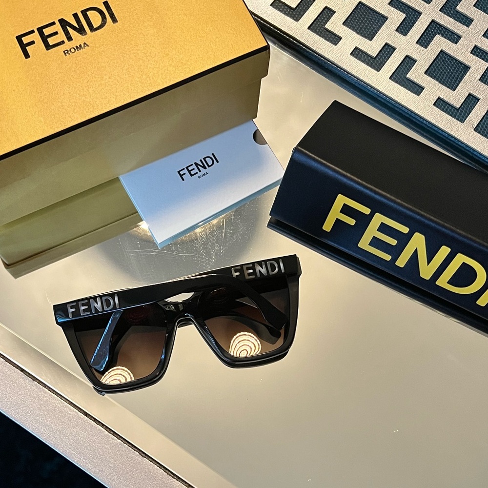 Fendi Black Designer Sunglasses
